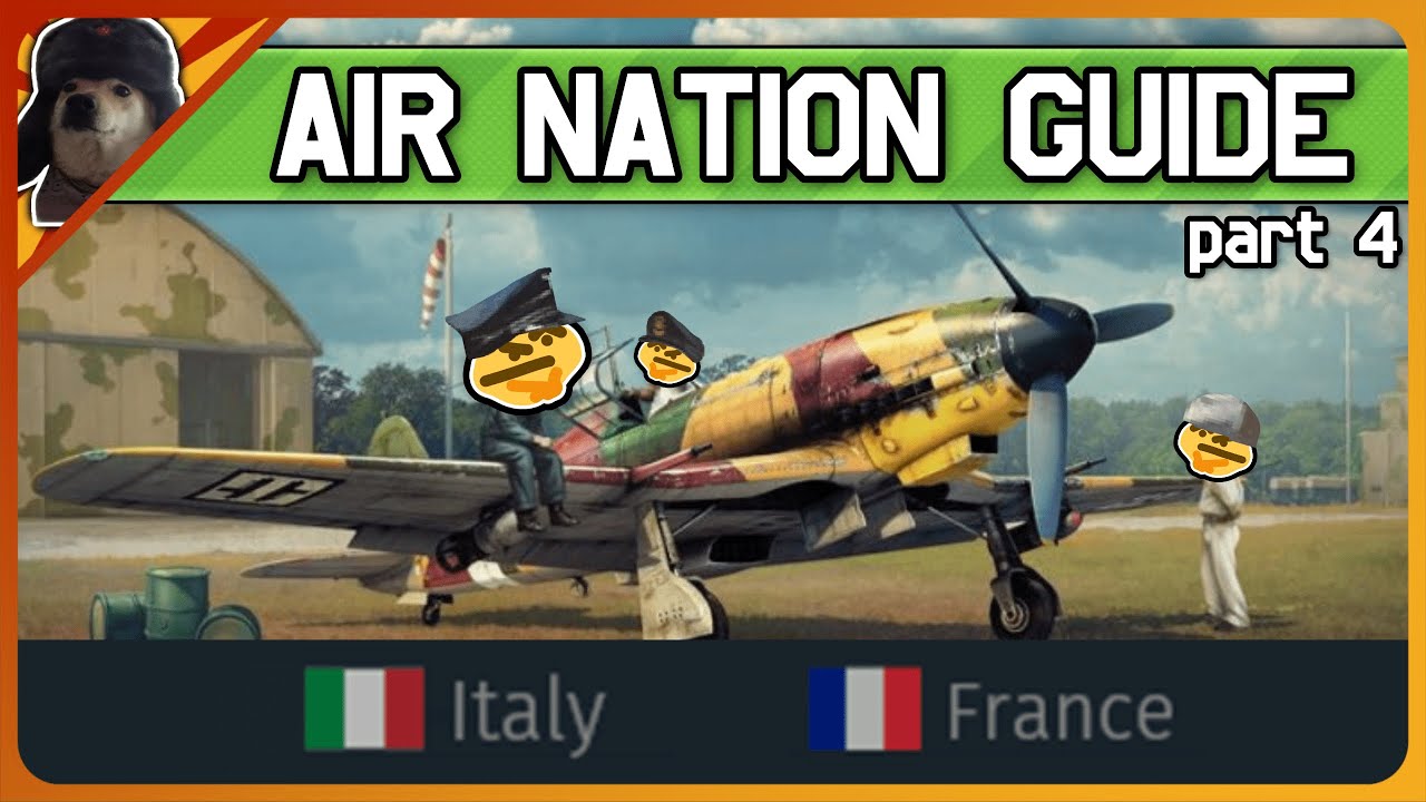 Italy & France - Air Nations in War Thunder EXPLAINED: Part 4 | War Thunder Plane Countries Guide