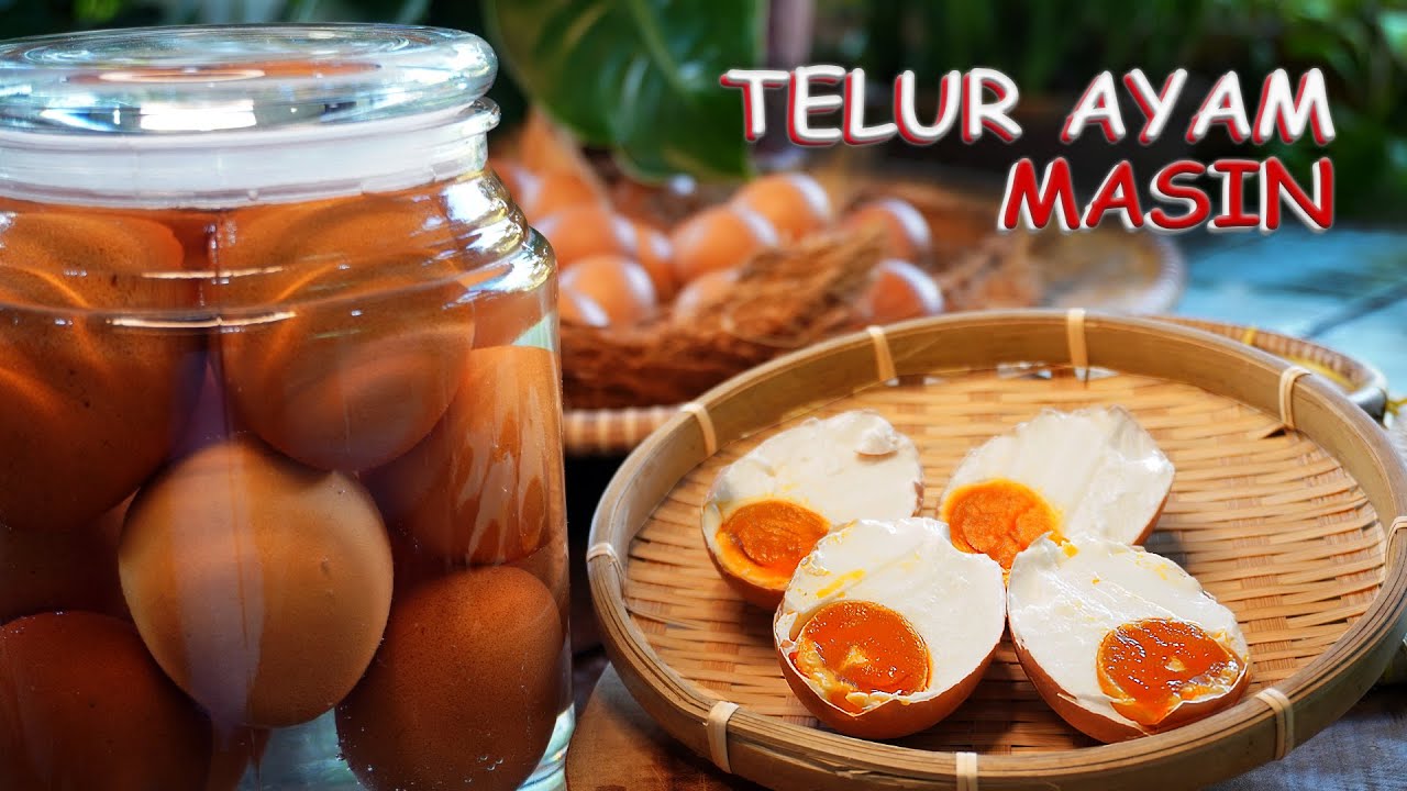Telur Ayam Masin -  Sungguh Mudah...Sungguh Sedap!