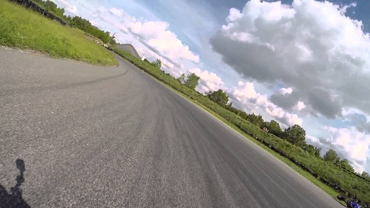 Bandit 600 crash Tor Toruń szlif Gopro hero3+ black edition PL