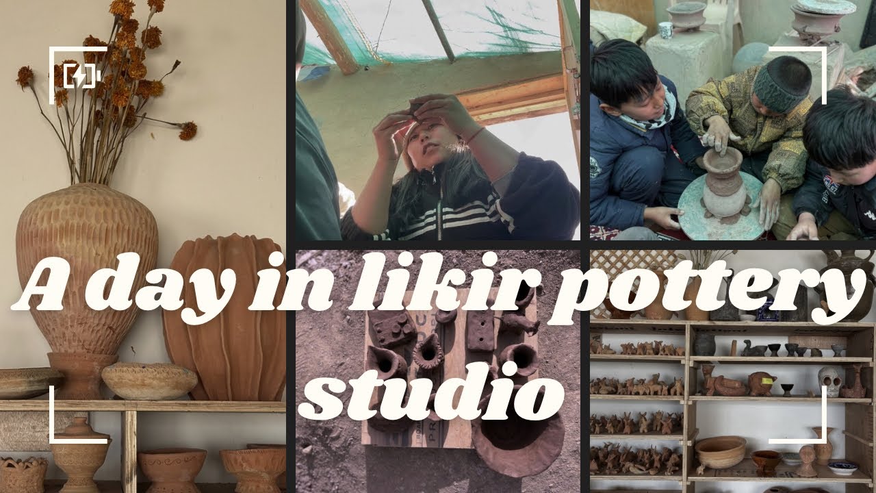 Making pottery and enjoying the process| life in Ladakh #tibetanvlogger #ladakh  