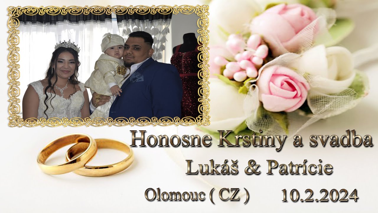 ❤️🎬🎥Honosne Krstiny a svadba Lukáš & Patrície Mižikárovi 10.2.2024 (Olomouc - CZ (komplet)❤️🎬🎥
