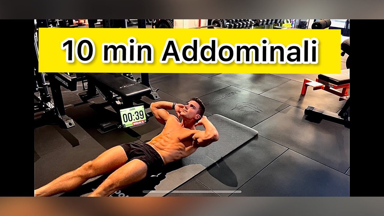 ADDOMINALI INSIEME ! 10 min
