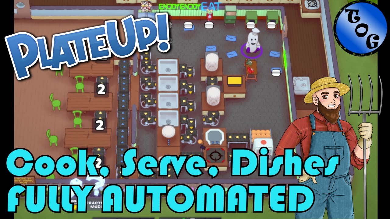 PlateUp! I (Extended Version) Cooking, Serving, Dishes - FULLY AUTOMATED RESTAURANT! I Tutorial