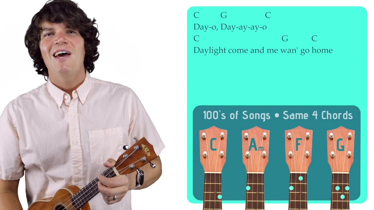 Day-O (The Banana Boat Song) - Harry Belafonte | Easy Ukulele Tutorial & Cover (146)