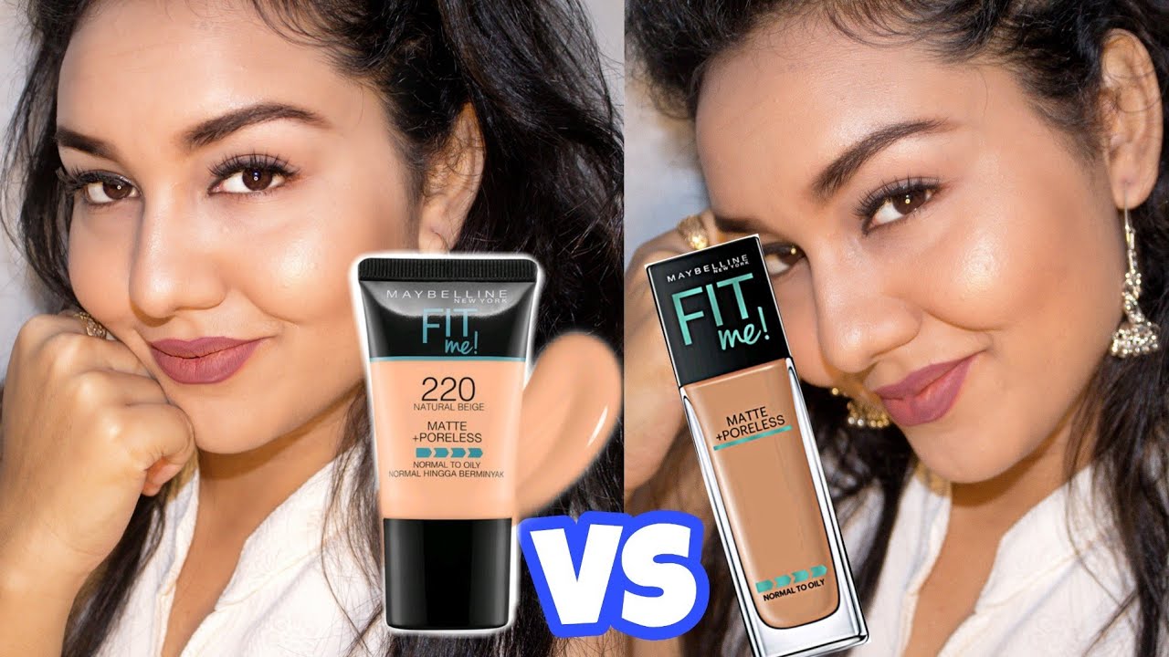 IS THERE ANY DIFFERENCE ???? MAYBELLINE FIT ME FOUNDATION TUBE VS BOTTLE