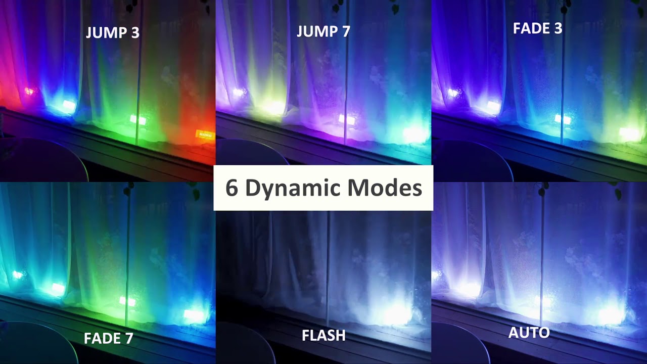 Ustellar 25W RGB Flood Lights