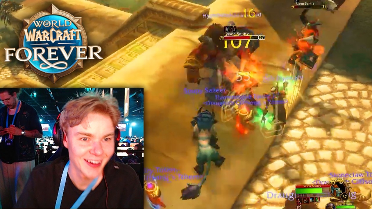 I Played Feral Druid in WoW Forever - First Dungeon at Blizzcon
