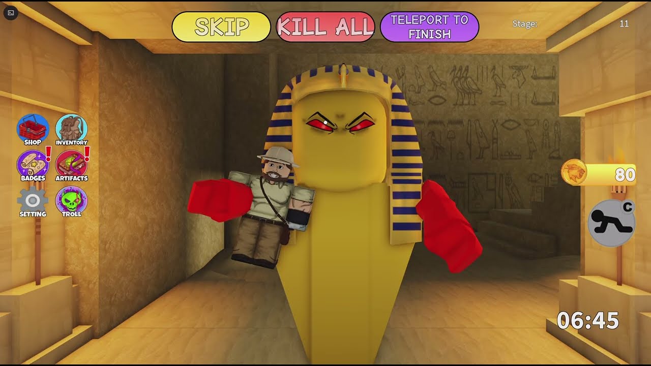 Escape MrBeast Ancient Pyramid ( ROBLOX )