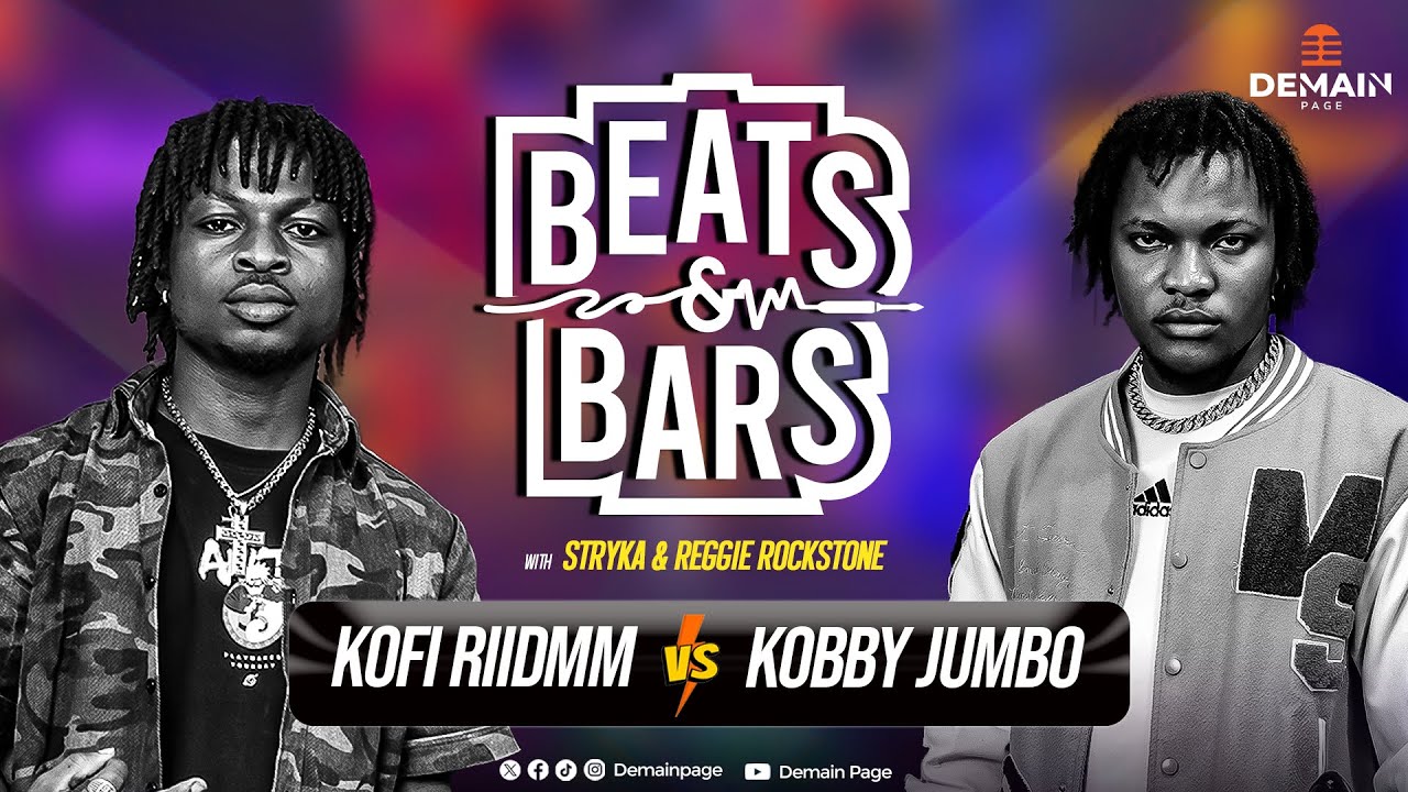 #BeatsAndBars Kofi Riidmm Vs Kobby Jumbo ft. Reggie RockStone | Ведущий: Stryka .