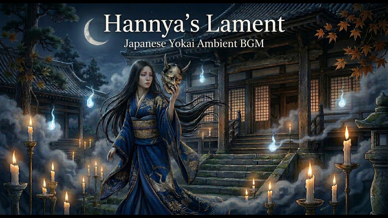 Hannya's Lament | Japanese Yokai Ambient BGM for Study & Relax 【般若BGM】