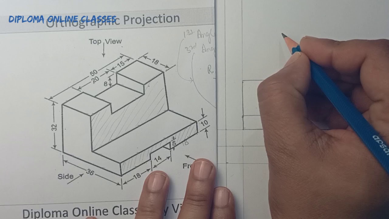Orthographic Projection question 01