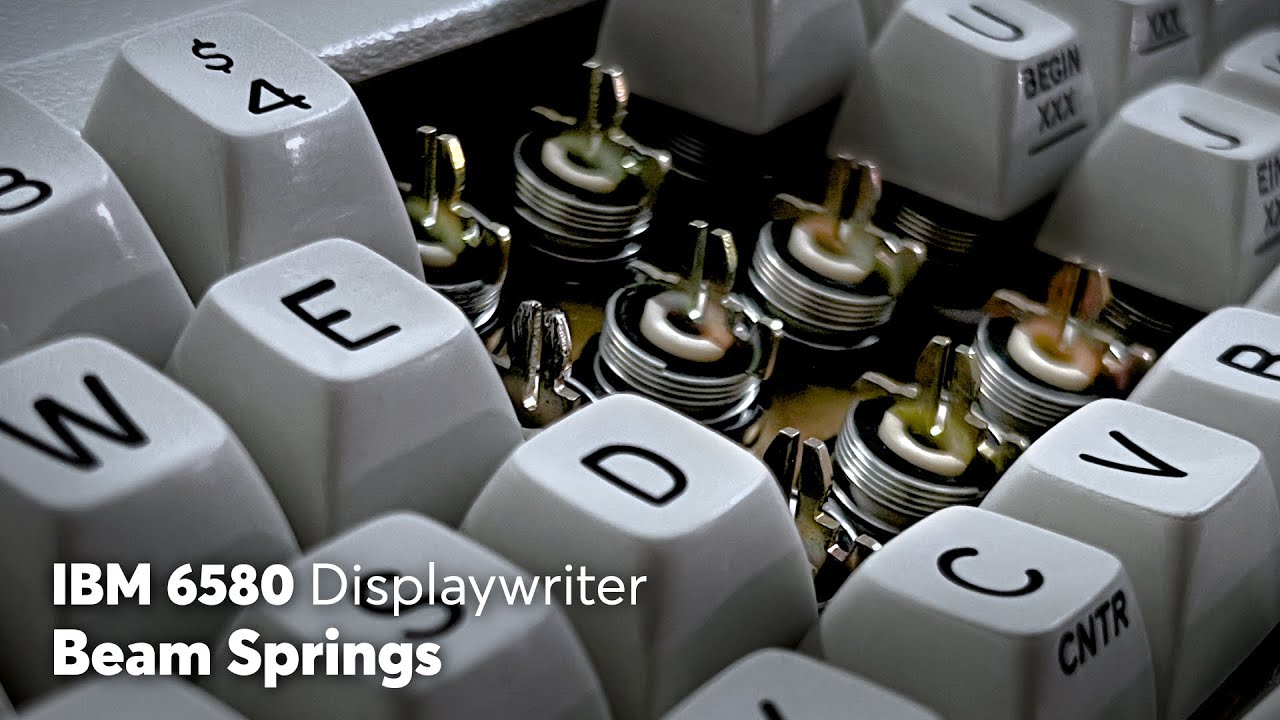 IBM BEAM SPRING Sound Test | IBM Displaywriter 6580 aka White Whale