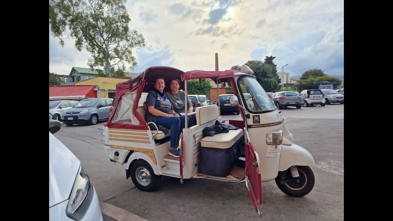 ApeTaxi  und ab durch Palermo , Sizilien Rundreise 2024