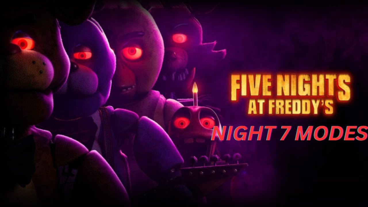 🔴BEATING FNAF NIGHT 7 MODE!!!🔴 