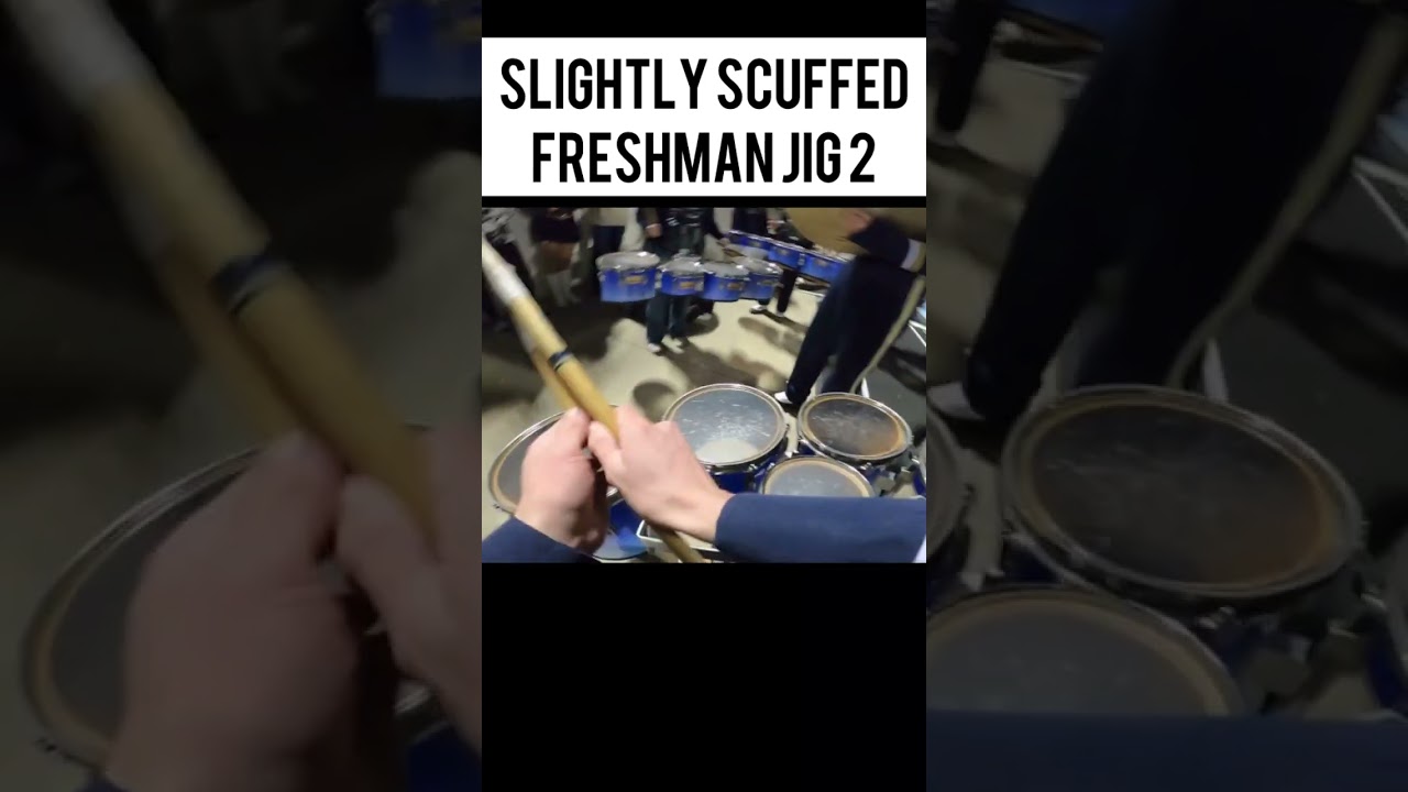 Freshman Jig 2 POV #snaredrum #marchingsnare #marchingband #drummer #drumline #drums #percussion