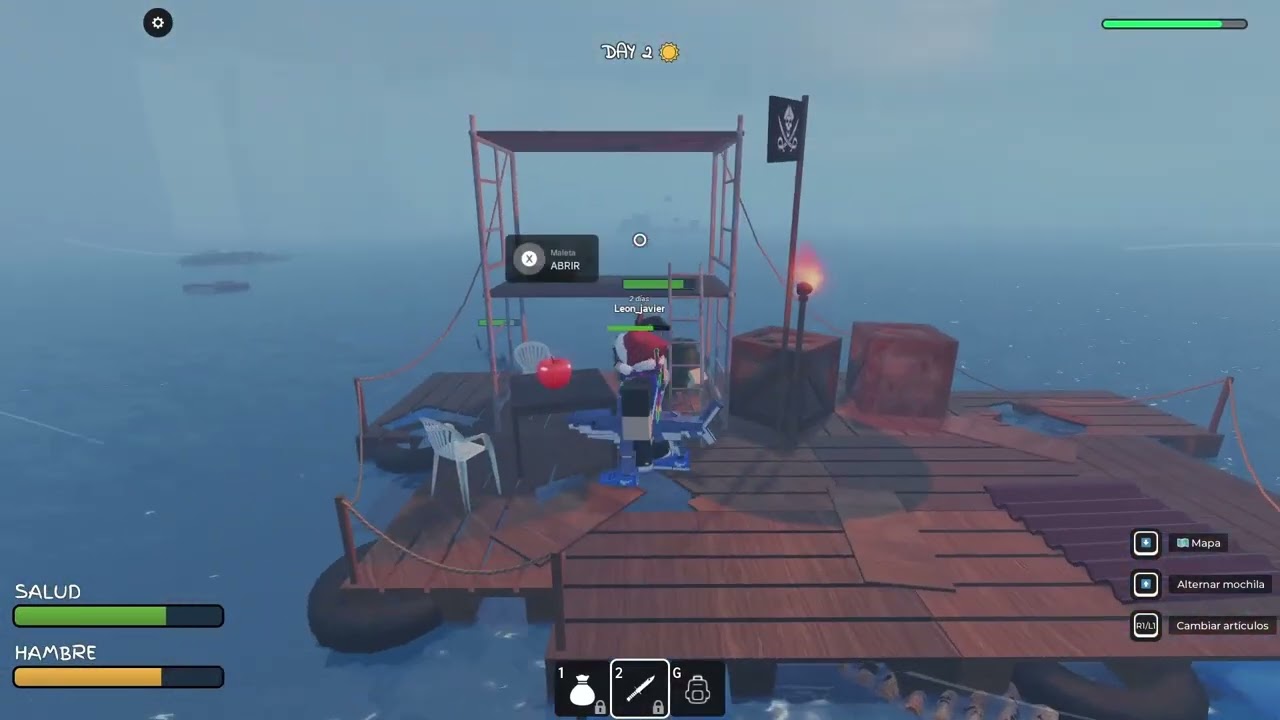 50 dias en una Balsa (Roblox)