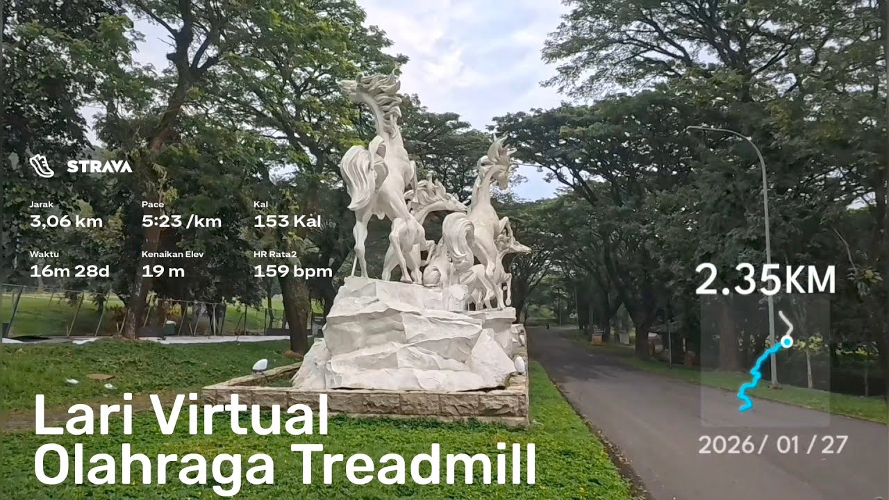Lari Virtual - Selasa Pagi - Tamandayu - Full musik