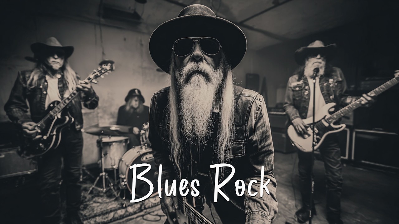 Jimi Hendrix, ZZ Top, Eric Clapton, SRV, Led Zeppelin – Classic Blues Rock Power Guitar & Voices