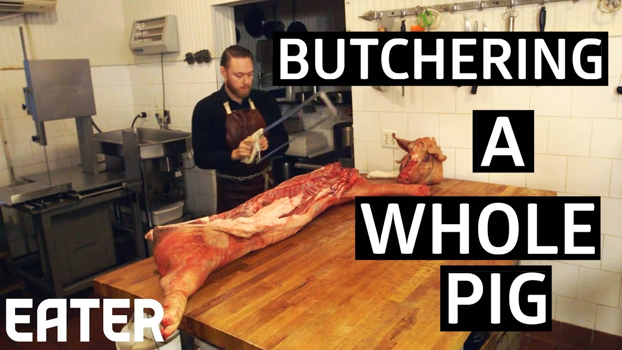 How To Butcher A Pig Into 9 Classic Cuts