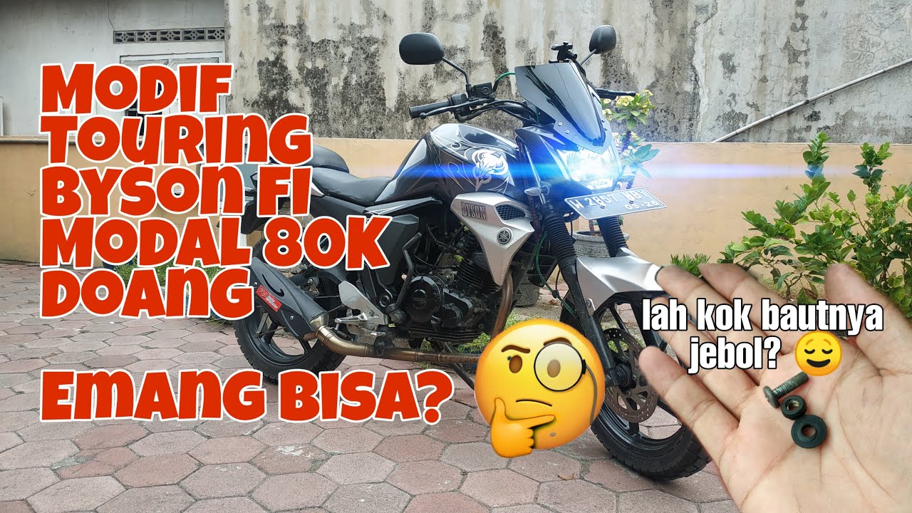 Modif Touring Low budget Byson FI BISA BANGETT!!! #motovlog #touring #bysonfi #bysonmodifikasi