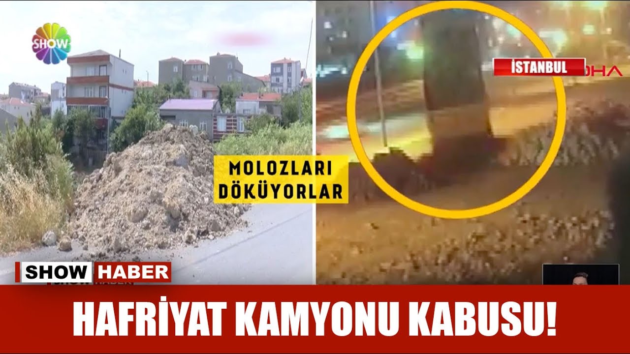 Hafriyat kamyonu kabusu!