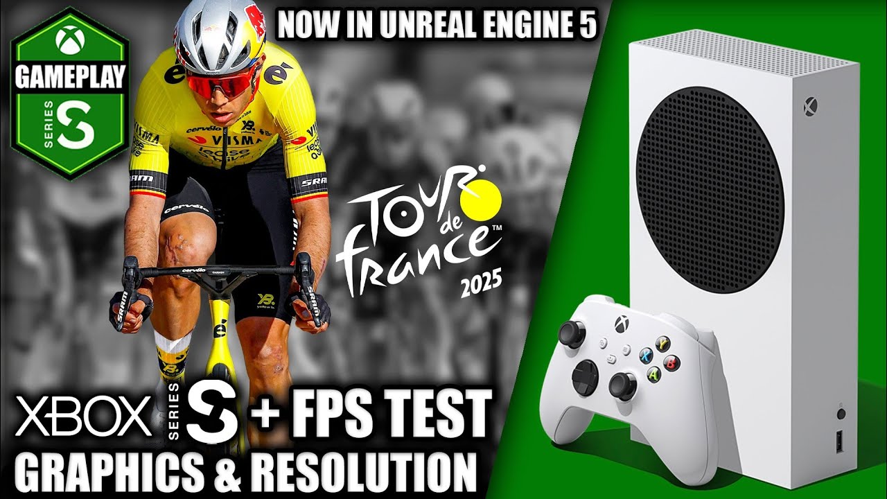 Tour De France 2025 - Xbox Series S Gameplay + FPS Test