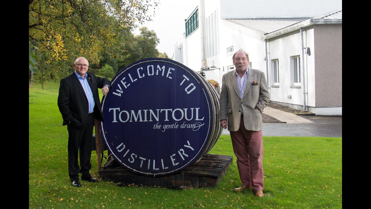 Robert Fleming Celebrates 30 Year at Tomintoul Distillery with Charles MacLean