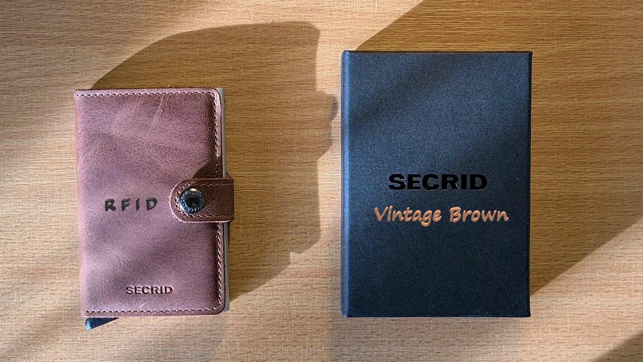 SECRID Wallet Review / Vintage Brown Miniwallet / RFID / Slim & Compact / Made in Netherlands /