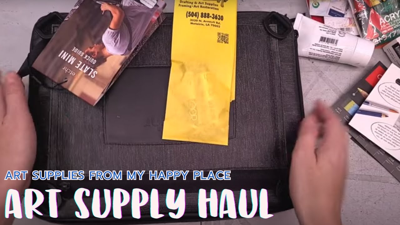Etchr Slate Mini First Impressions, Swatching, & Samples- David's Art Center Art Supply Haul
