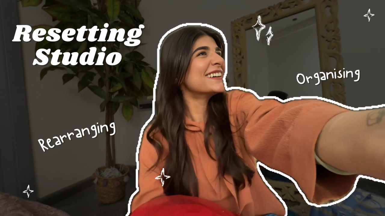 Studio Reset | Rearranging, organizing, & more!🧺✨