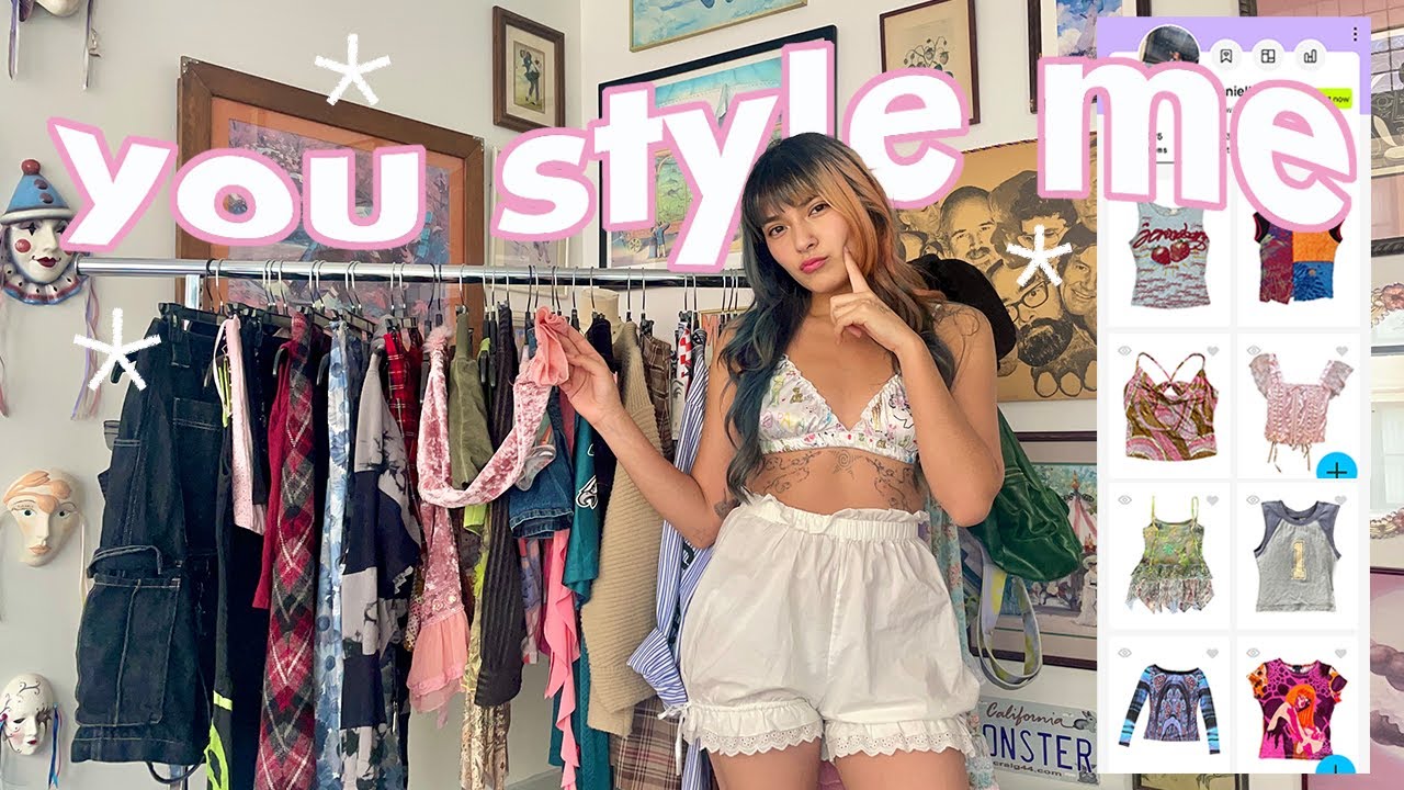I DIGITALLY CATALOGED MY WARDROBE // i&rsquo;m in an outfit rut so *YOU* styled me!!!