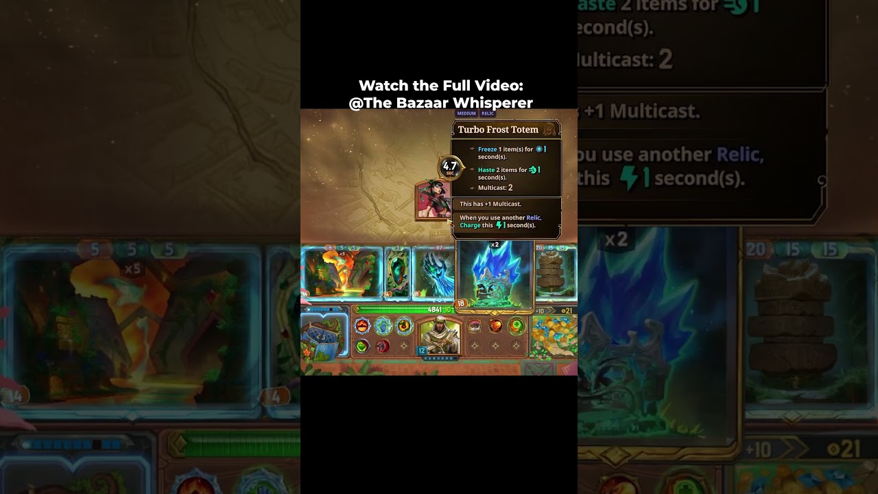 How to Perma-Freeze with Mak #bazaar #thebazaar #videogames #gaming  #roguelike #indiegame