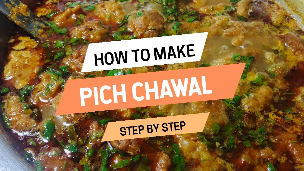 Melt-in-Mouth Pich Chawal – Traditional Comfort Food