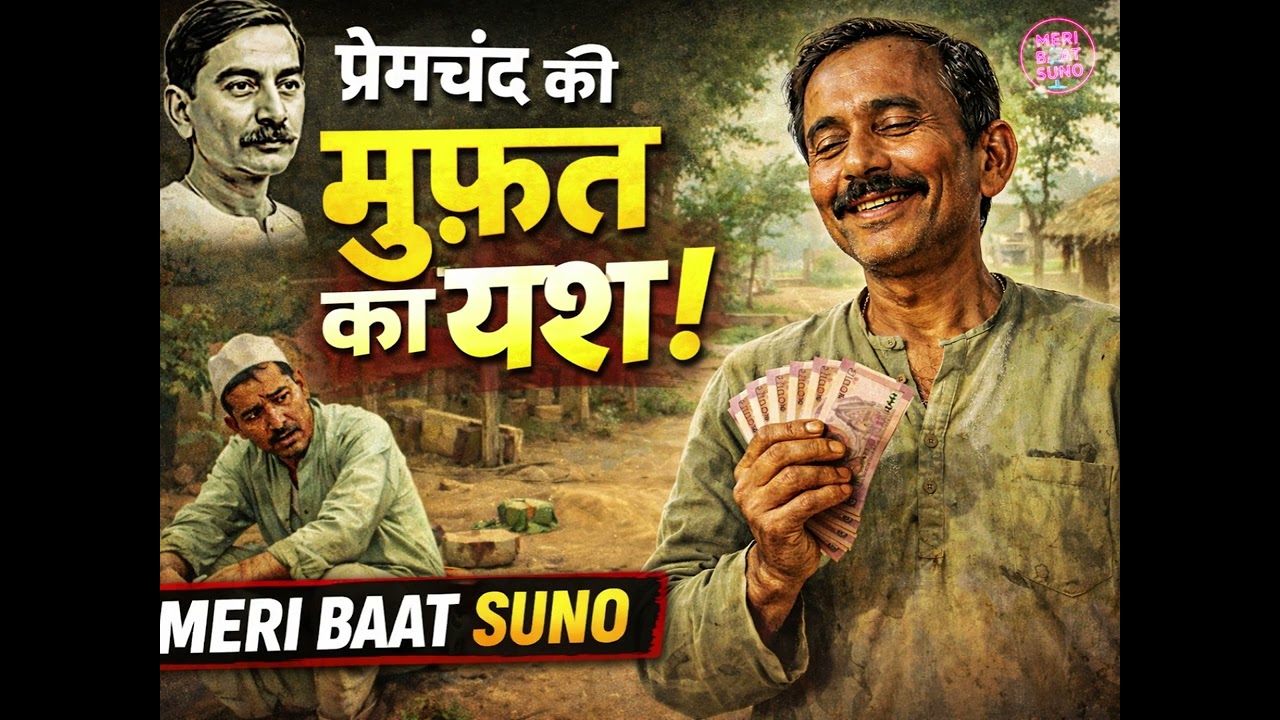 मुफ़्त का यश । मुंशी प्रेमचंद । MERI BAAT SUNO