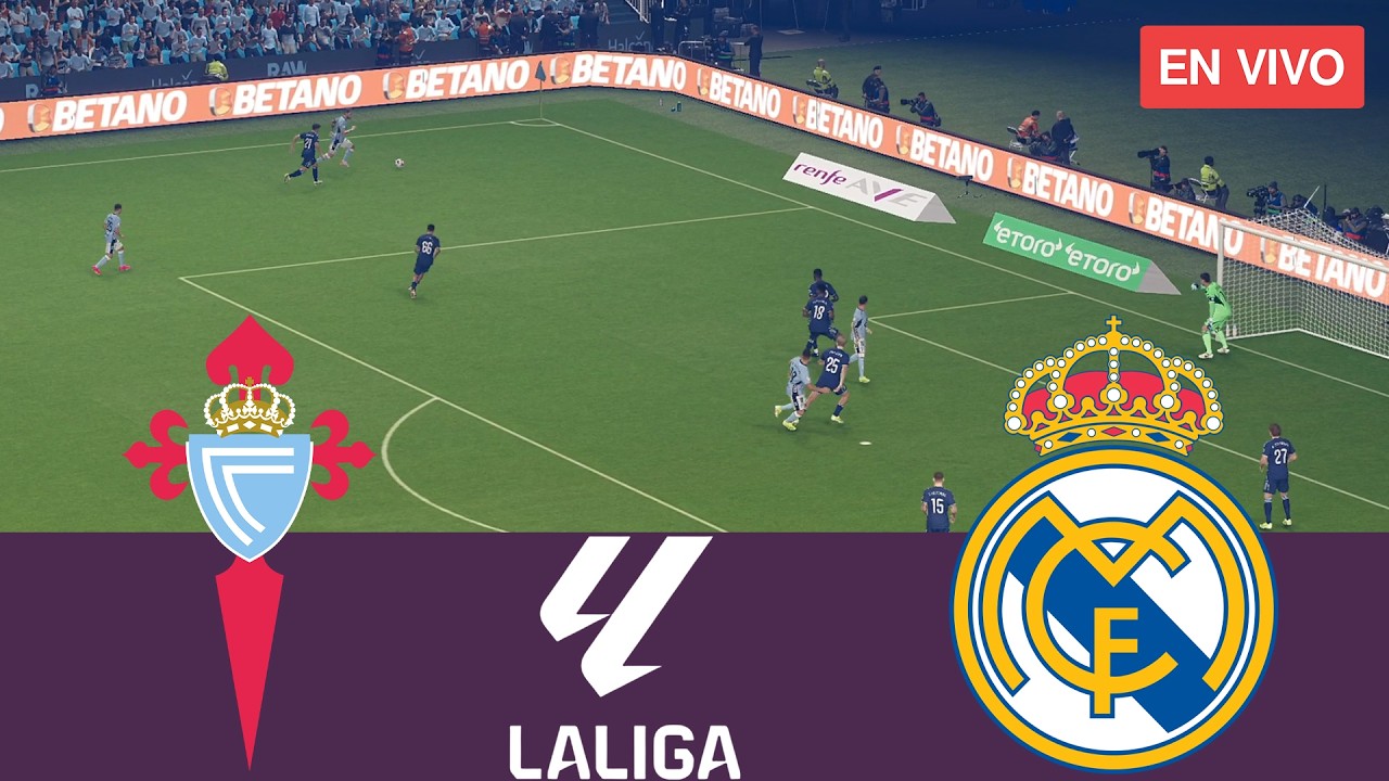 🔴Celta Vigo vs Real Madrid EN VIVO⚽ La Liga 2025/2026 Partido Completo - Videojuegos de Simulación