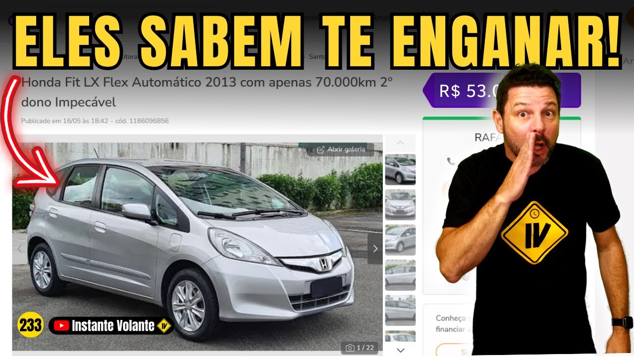 O GOLPE DO MOMENTO NO OLX e WEBMOTORS | Todo cuidado &eacute; pouco | 📺233