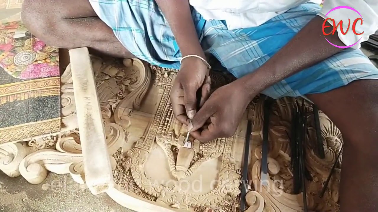 god perumal wood carving top bordar design elangova wood carving