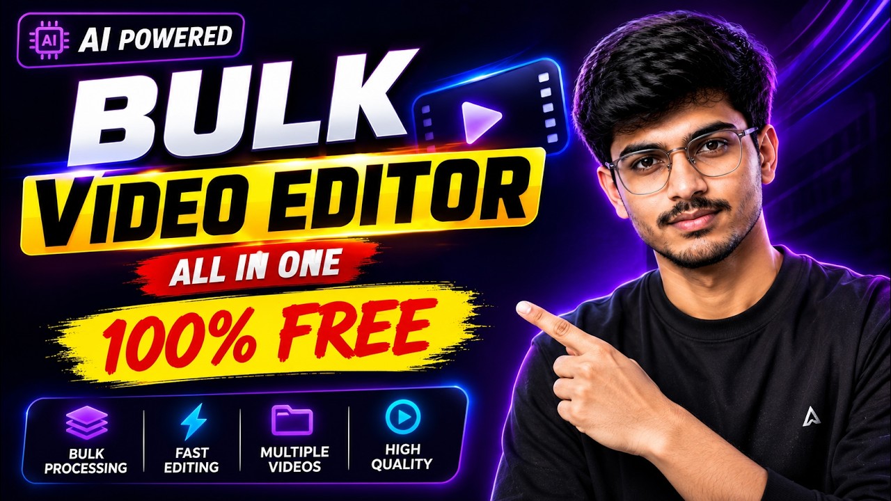 BULK VIDEO EDITOR 🔥 Edit Multiple Videos at Once | Batch Video Editing Tool