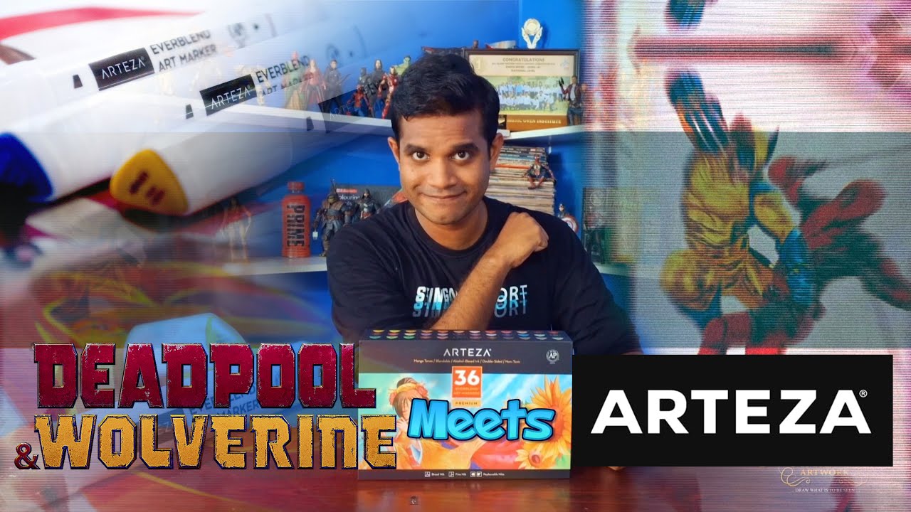 Deadpool & Wolverine | Arteza Everblend Markers Review | ARISTA ARTWORK