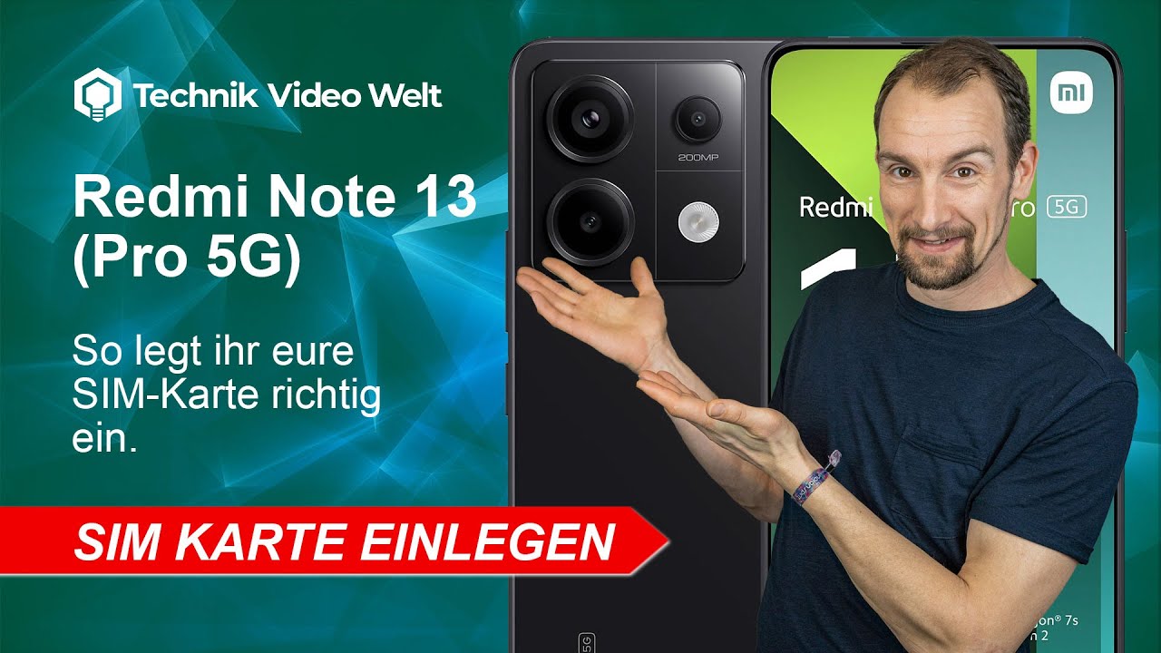 Redmi Note 13 SIM-Karte einlegen
