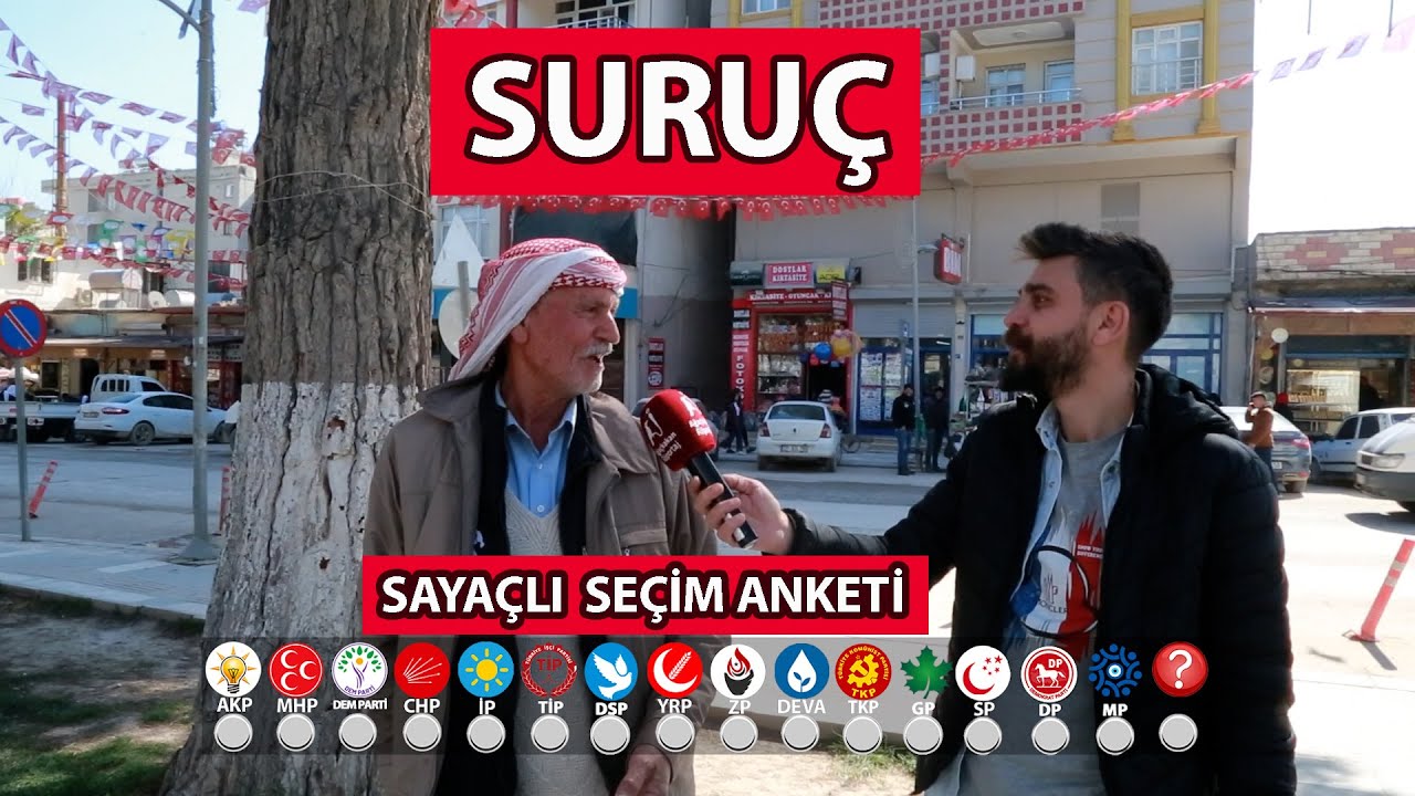 SURUÇ SAYAÇLI SEÇİM ANKETİ 2024: Suruç'da Hangi Parti Önde ?
