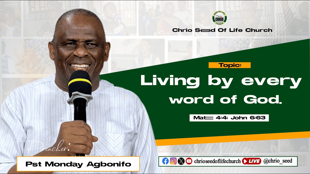 LIVING BY EVERY WORD OF GOD