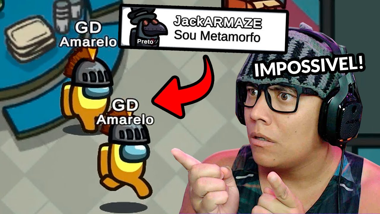 Encontrei o QUARTO IMPOSTOR no Among Us