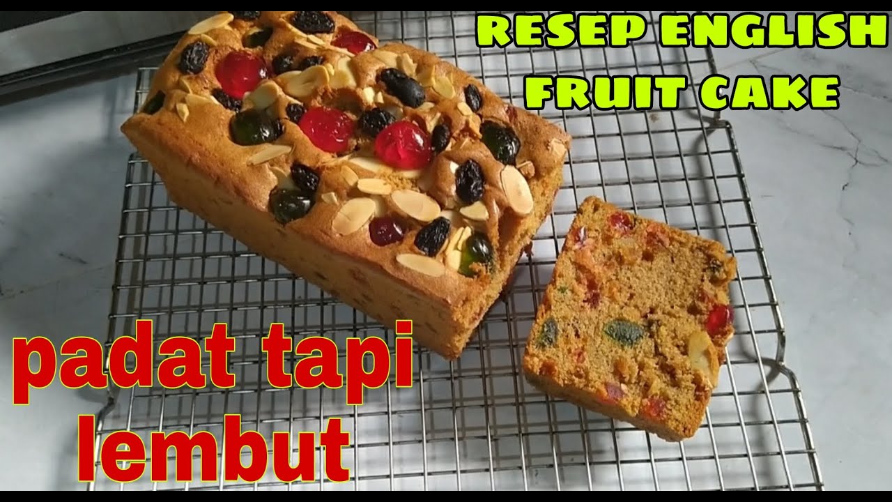 RESEP ENGLISH FRUIT CAKE MOIST || DAPUR JESSIE