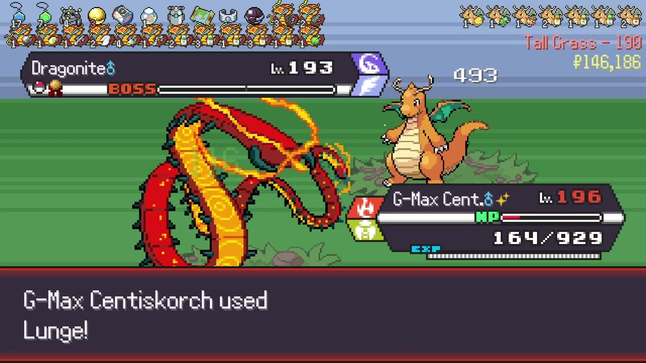 [PokeRouge] Centiskorch carry (140-200)