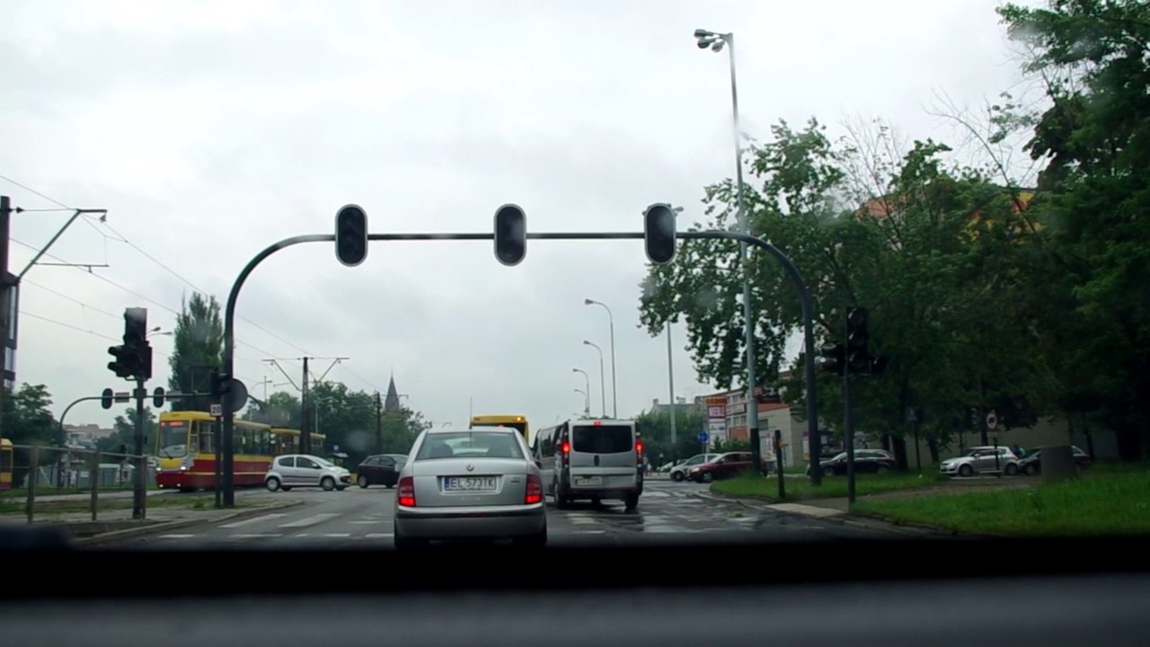 Driving around in Łódź