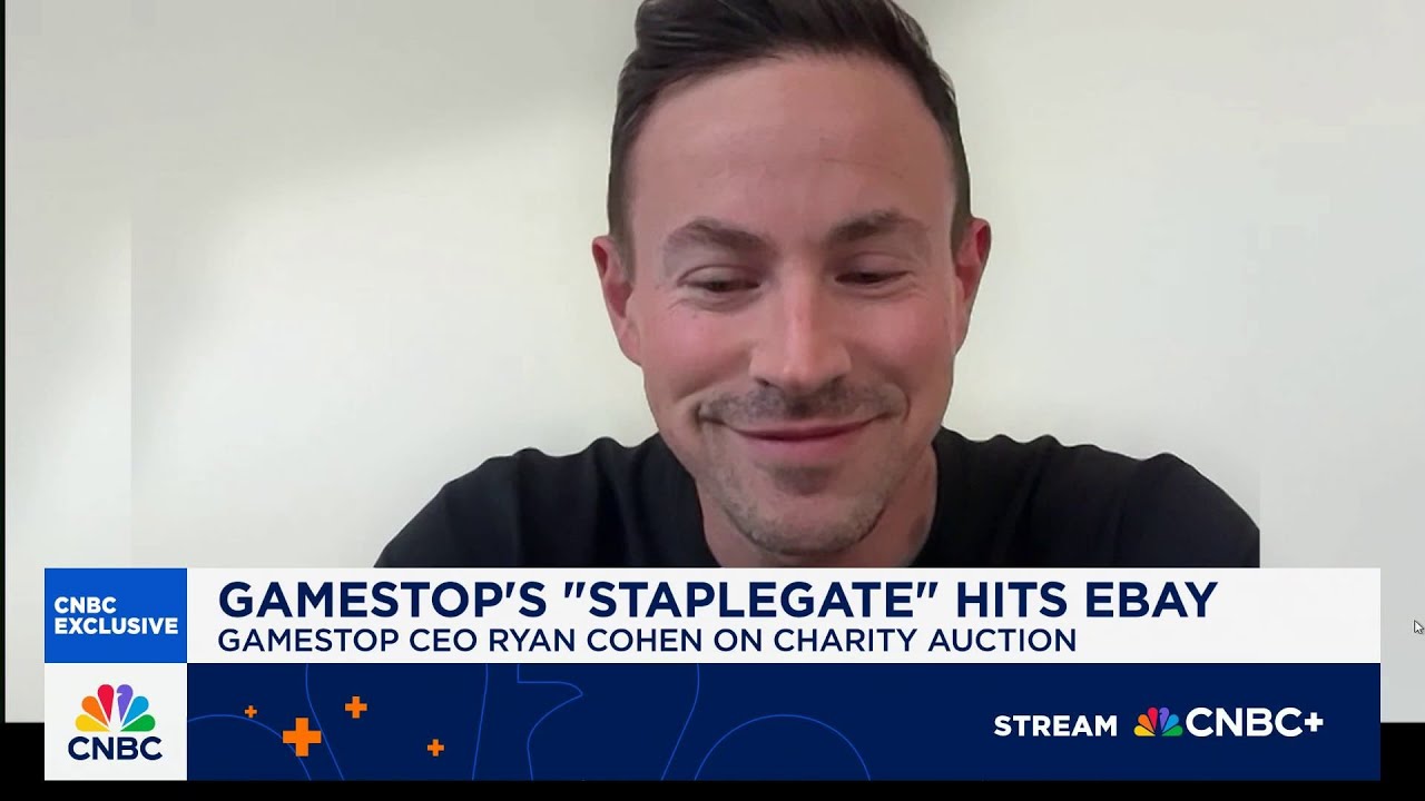 GameStop CEO on 'staplegate' auction: If we get to seven figures I'll sign and deliver my underwear