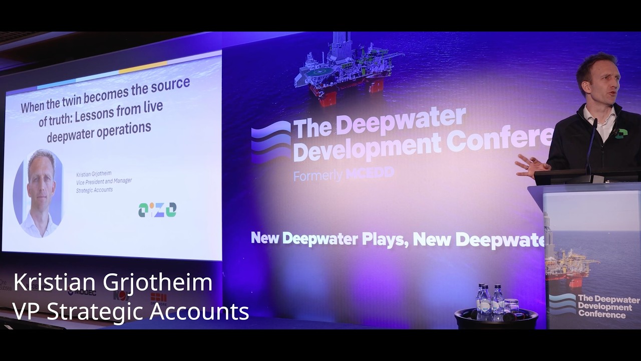 Kristian Grjotheim, VP Strategic Accounts, presents at the Deep Water Development Conference
