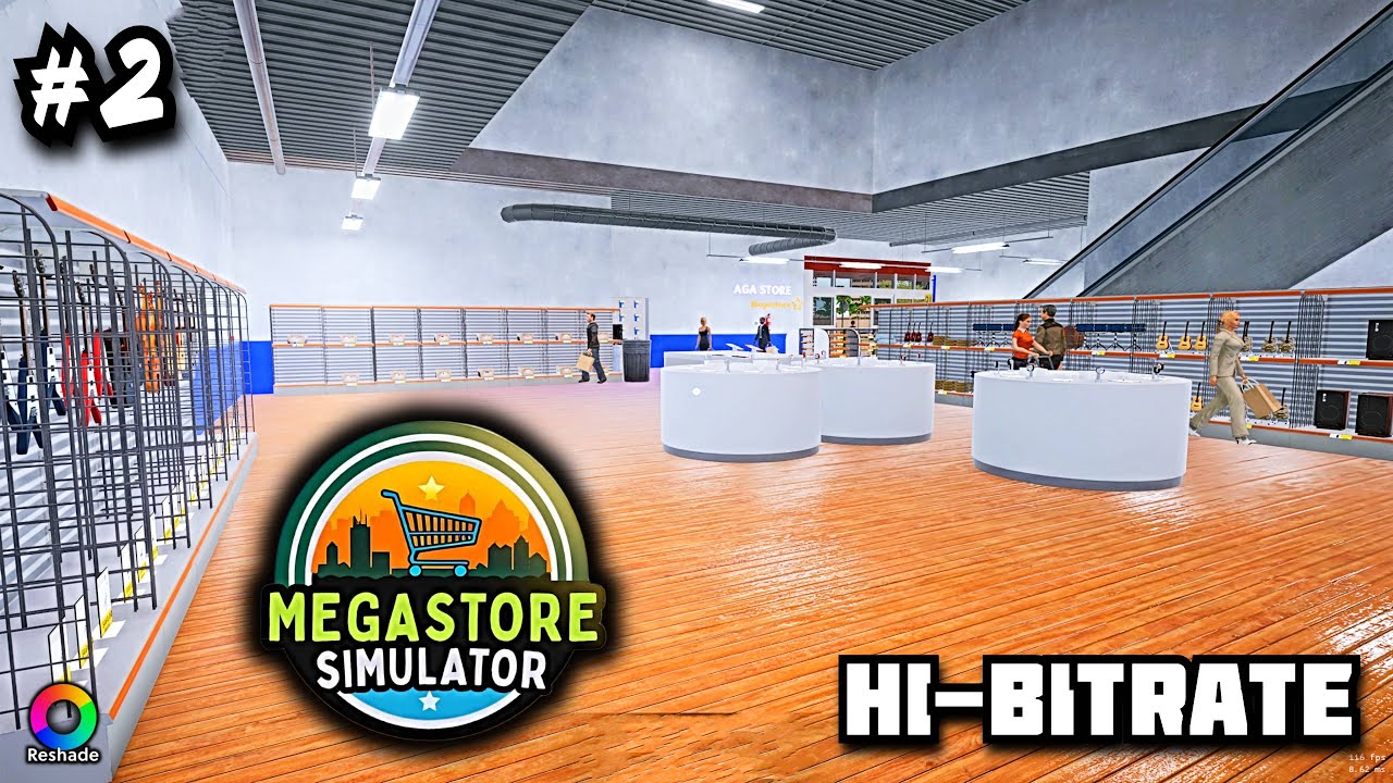 Megastore Simulator #2 High Profits Margin For Easy Fast Money - No Commentary Gameplay