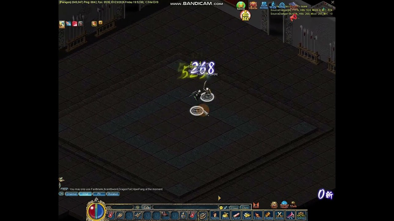 TEST SKILL SS WITH ARENA BOOT IN PARGON CONQER
